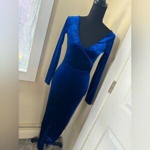 Blue Velvet Jumpsuit